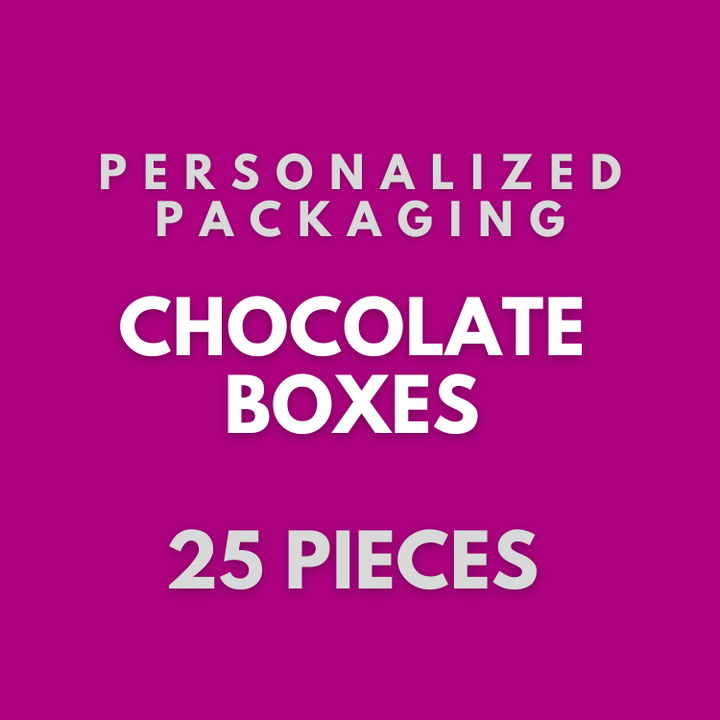 25 Piece Box - Personalized Packaging