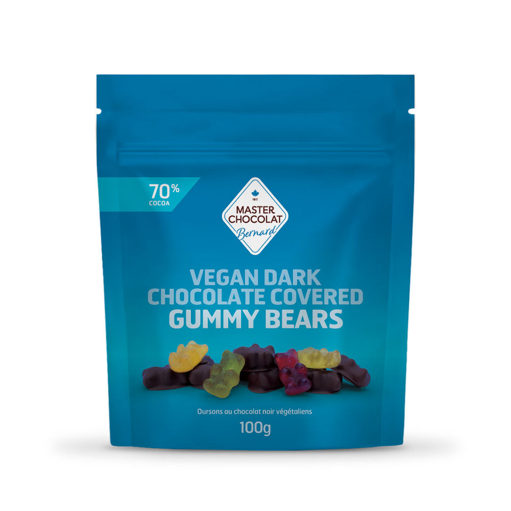 Chocolate Gummy Bears - Dark Chocolate