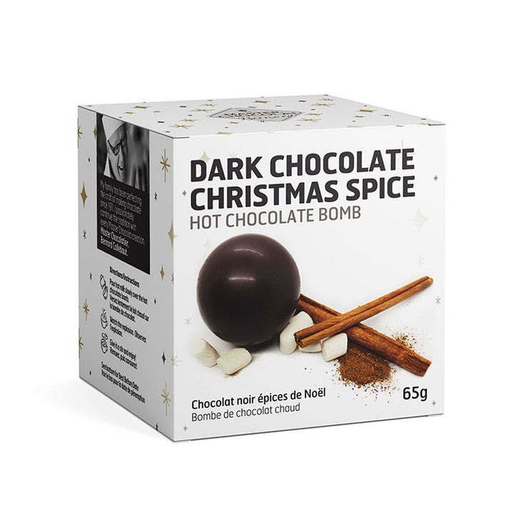 Hot Chocolate Bomb - Dark Chocolate Christmas Spice