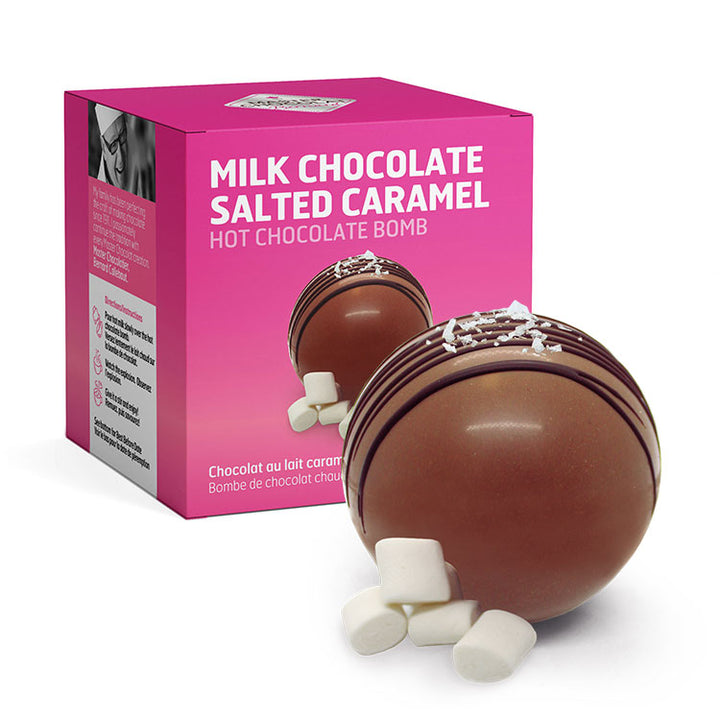 Hot Chocolate Bomb - Milk Chocolate Salted Caramel