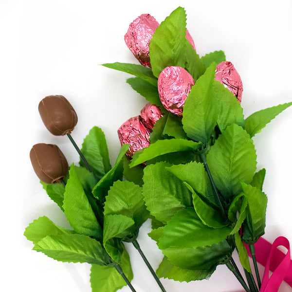 Milk Chocolate Roses - 3 Pieces