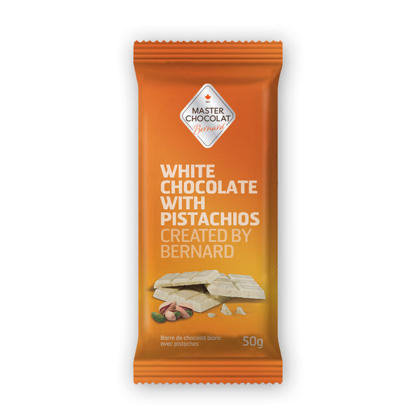 White Chocolate Bar with Pistachios