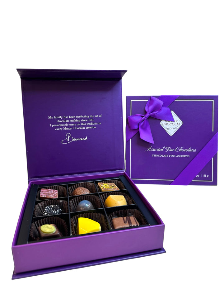 9 Piece Assorted Chocolate Box