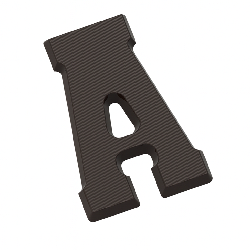 Dark Chocolate Letters