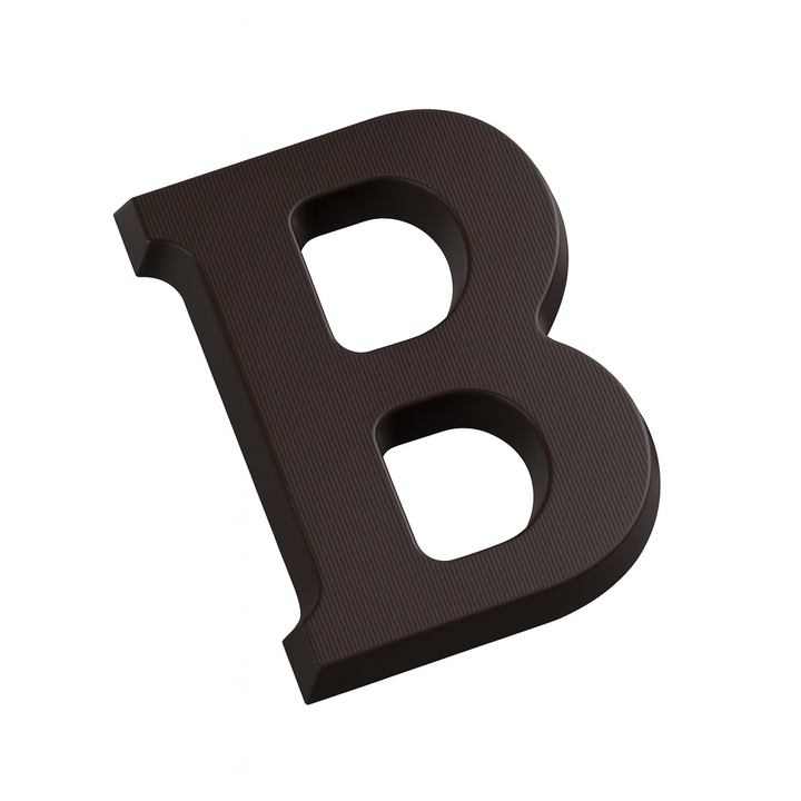 Dark Chocolate Letters