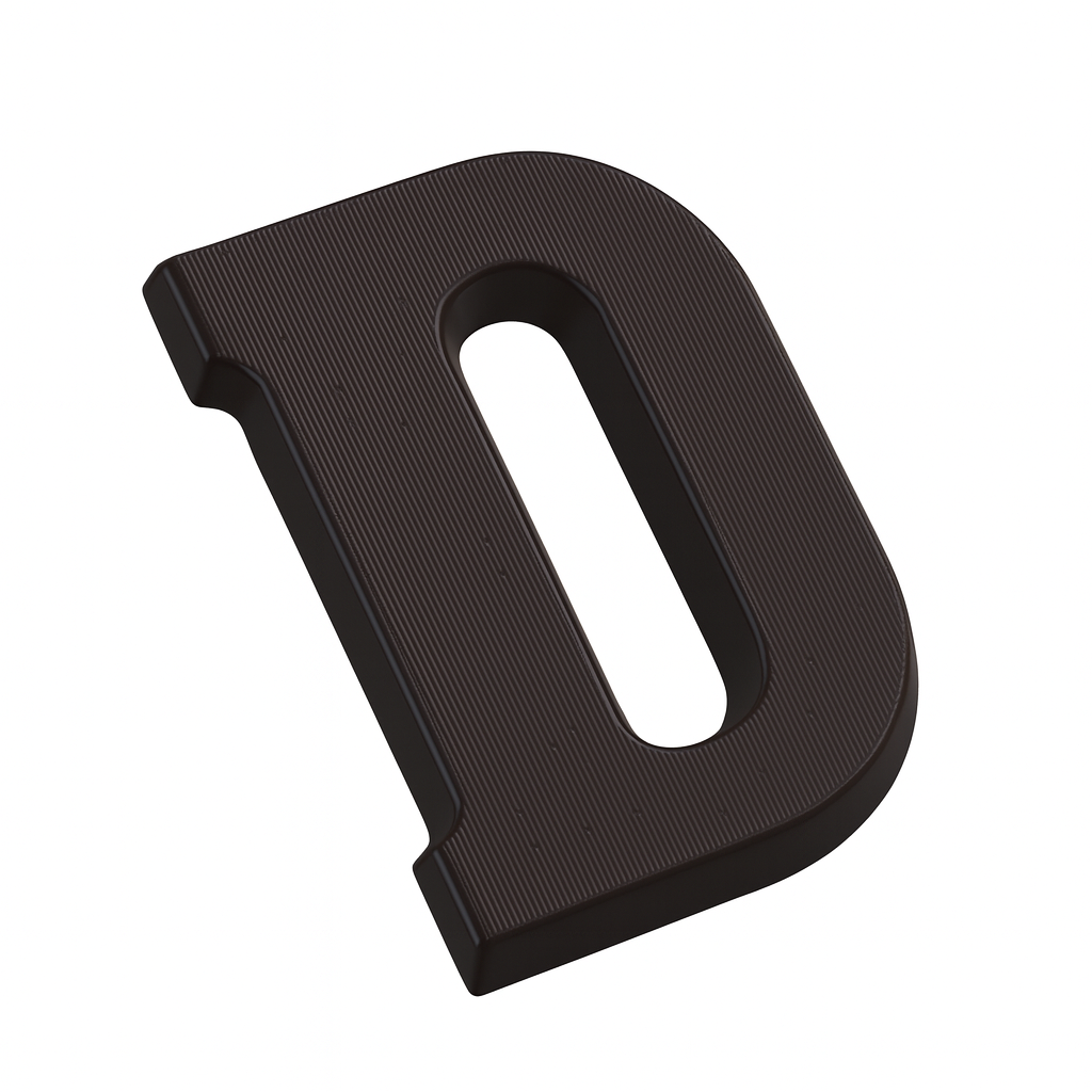 Dark Chocolate Letters
