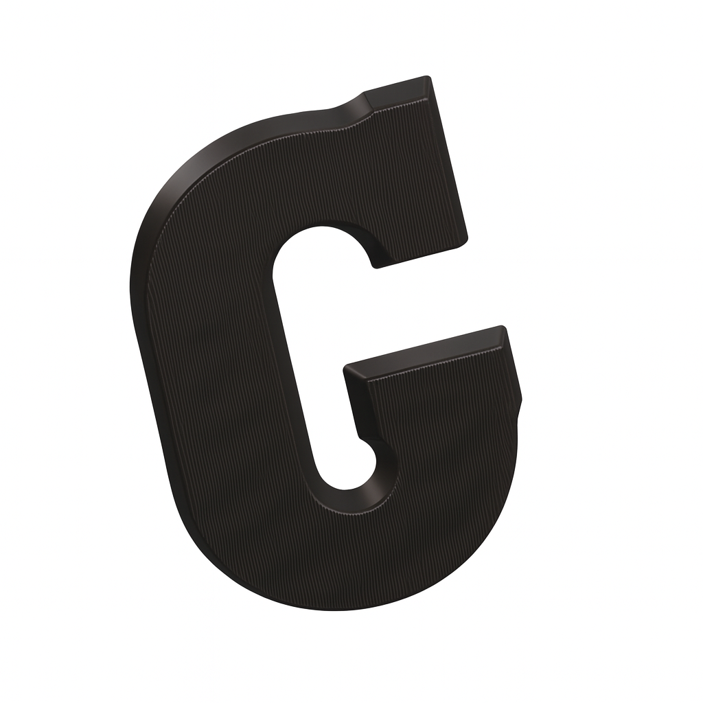 Dark Chocolate Letters