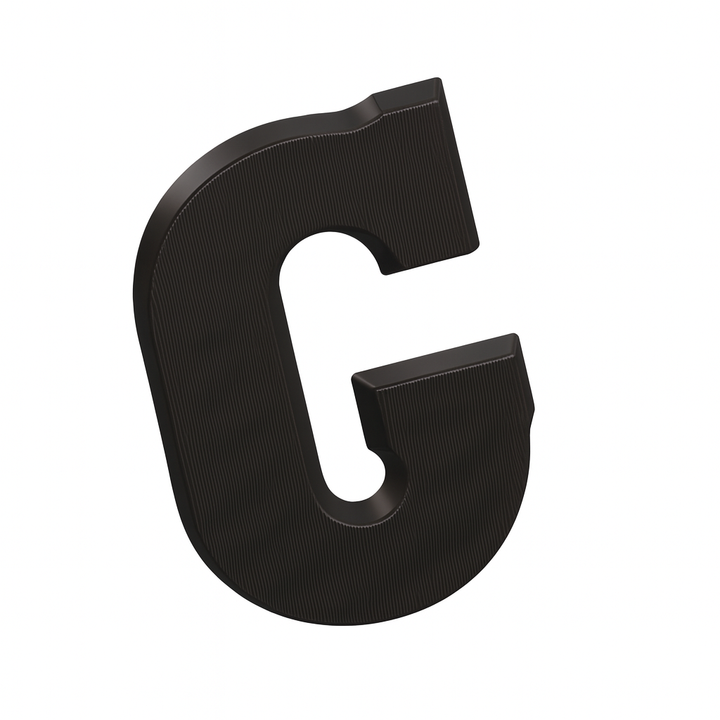 Dark Chocolate Letters