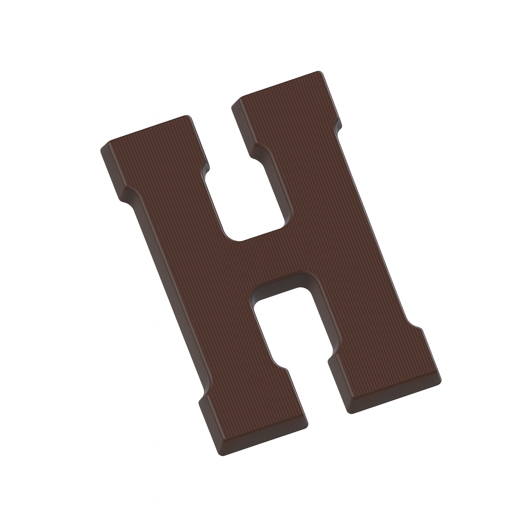 Dark Chocolate Letters