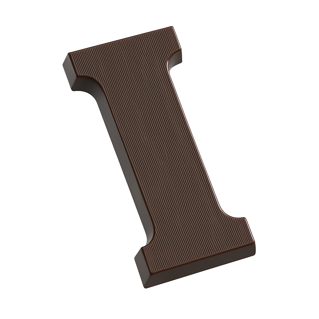 Dark Chocolate Letters