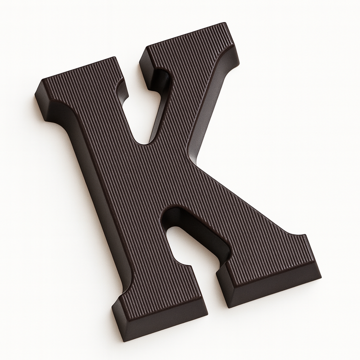Dark Chocolate Letters