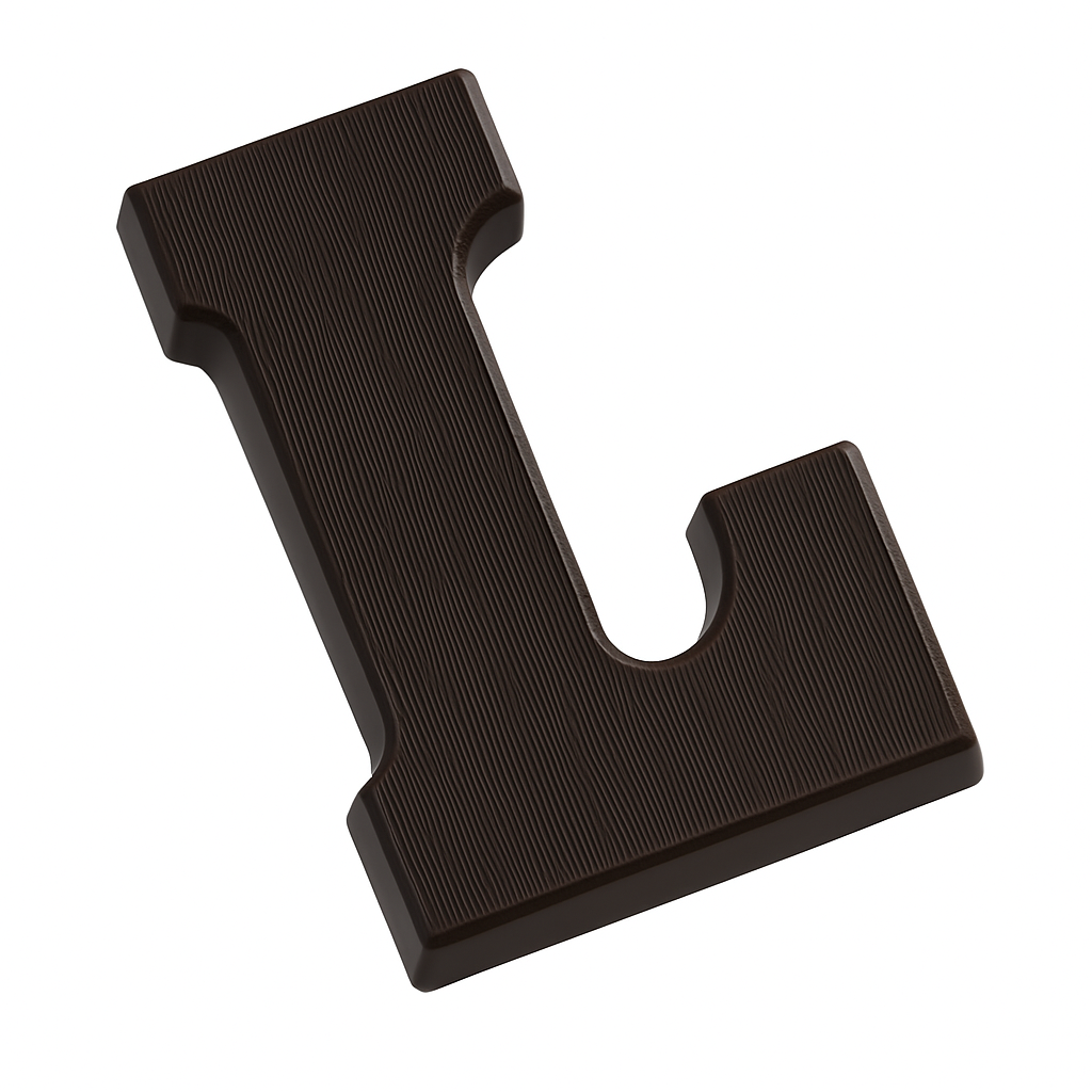 Dark Chocolate Letters