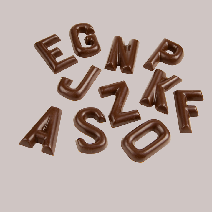 Milk Chocolate Letters