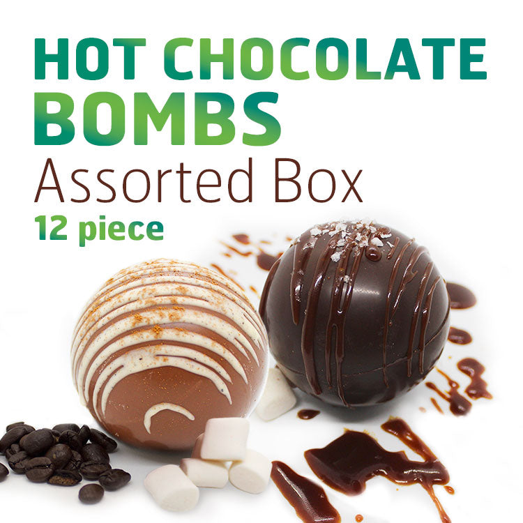 Build Your Own Hot Chocolate Bomb Box - 12 Pieces