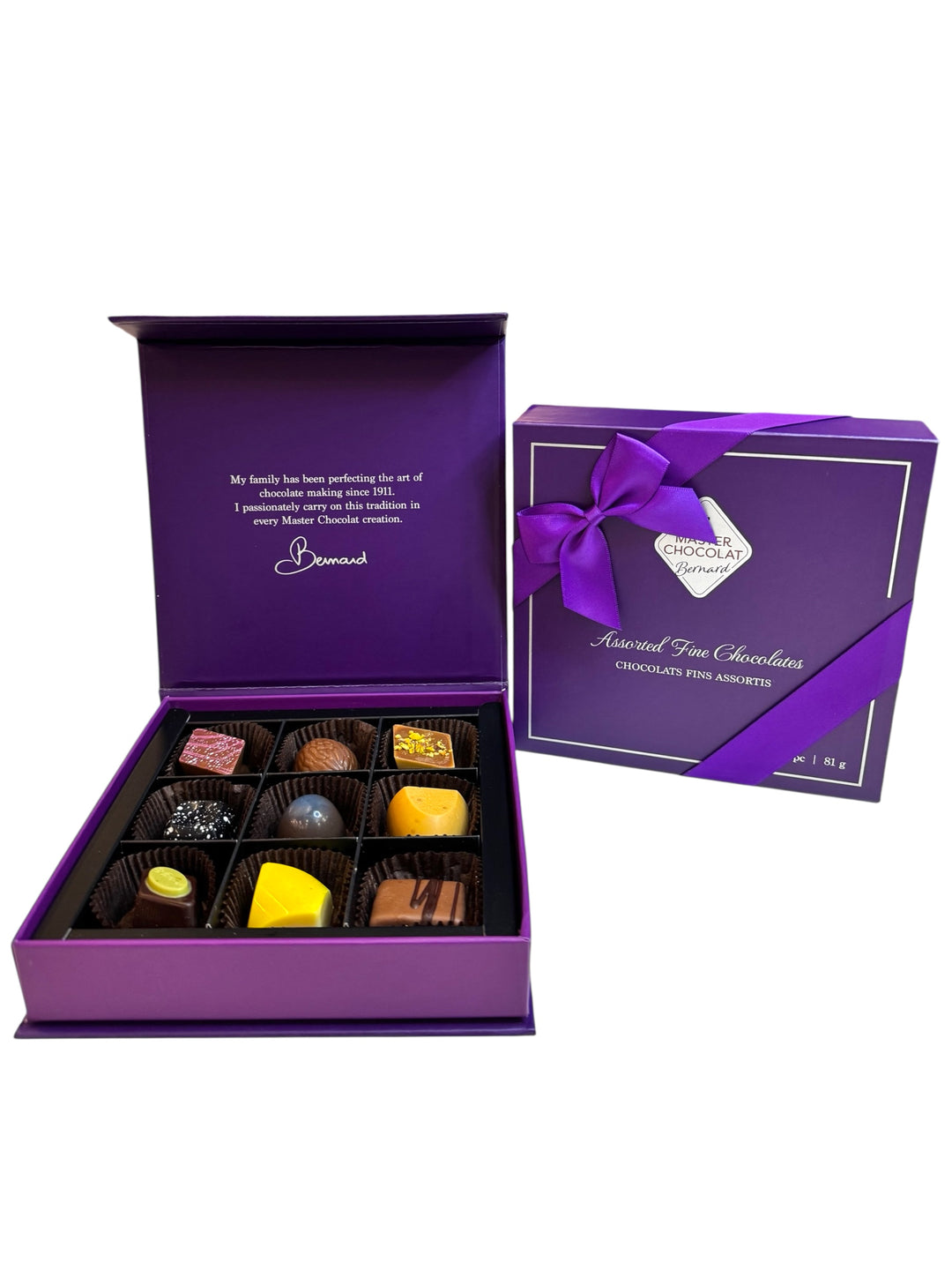 9 Piece Assorted Chocolate Box