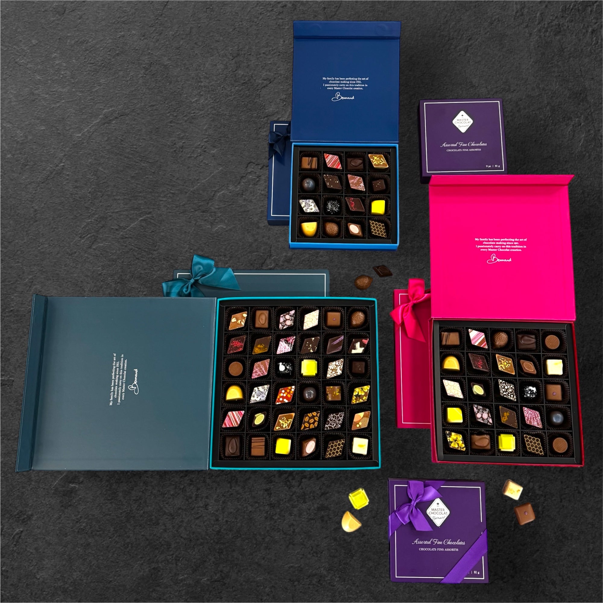 9 Piece Assorted Chocolate Box – Master Chocolat