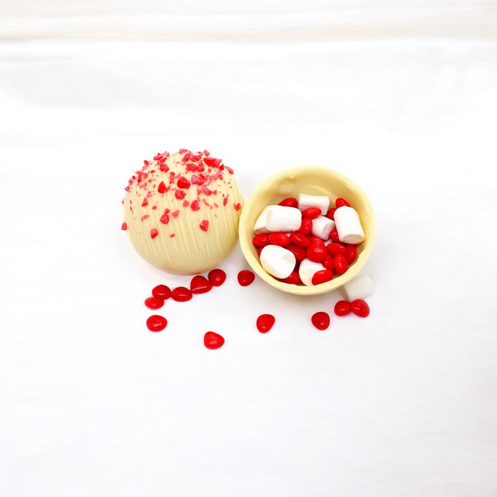 Hot Chocolate Bomb - White Chocolate Cinnamon Heart