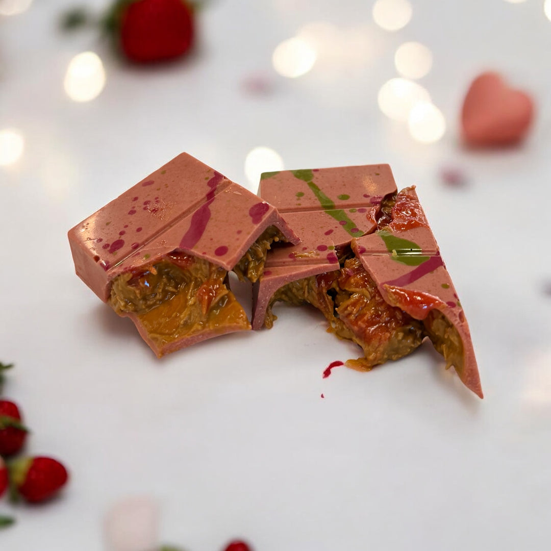 Strawberry Dubai Bar - Pistachio & Kataifi 95g