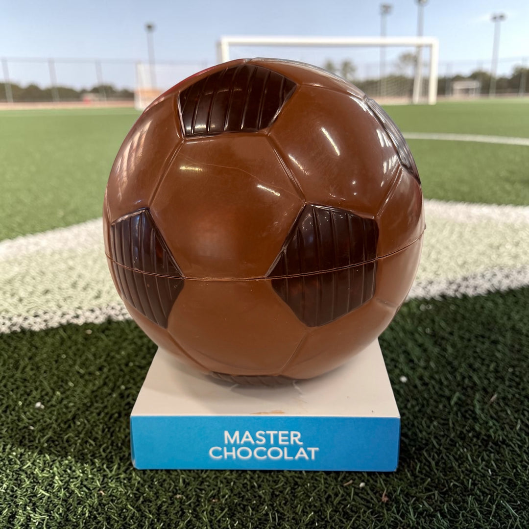 Artisanal Milk Chocolate Soccer Ball filled with Mini Soccer Balls