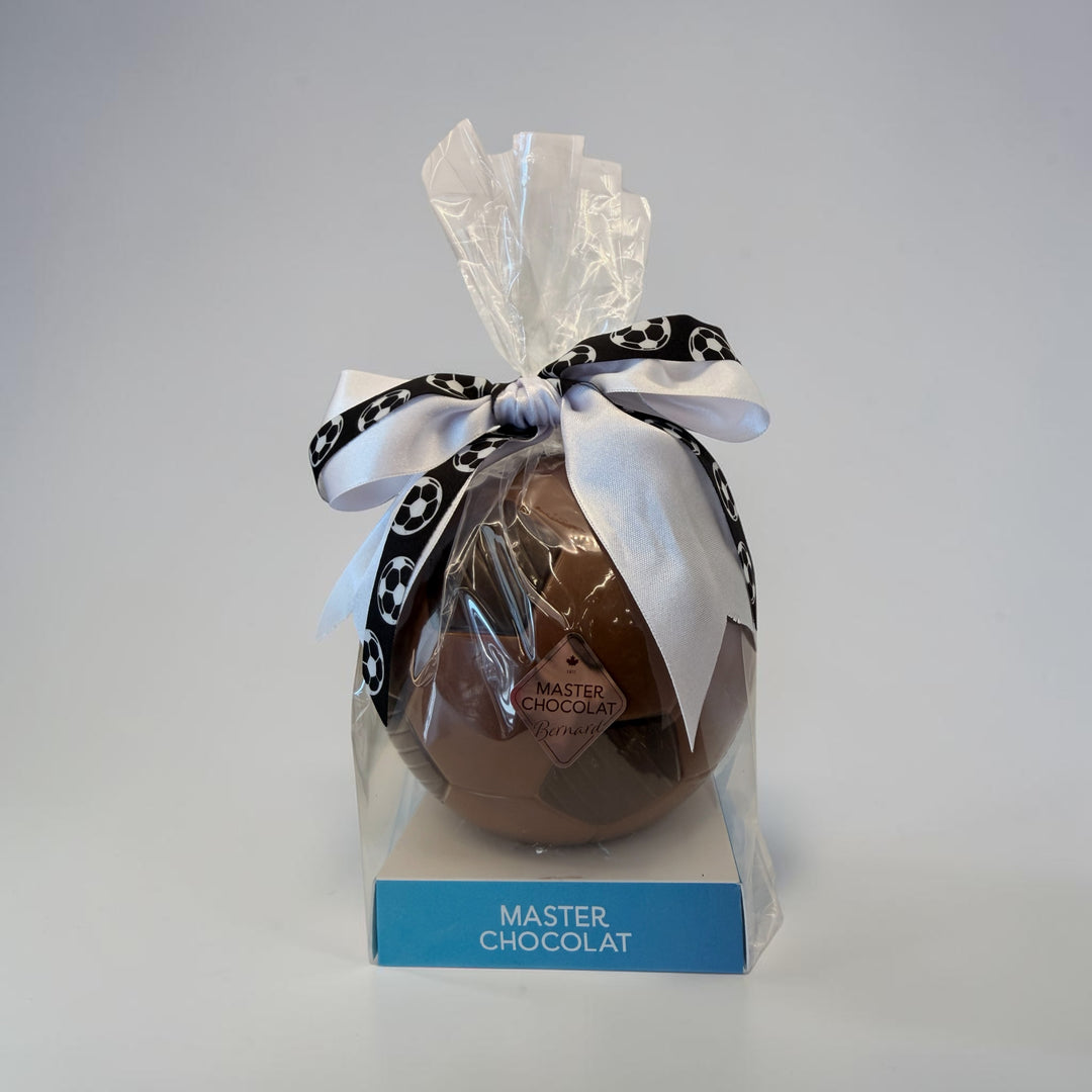 Artisanal Milk Chocolate Soccer Ball filled with Mini Soccer Balls