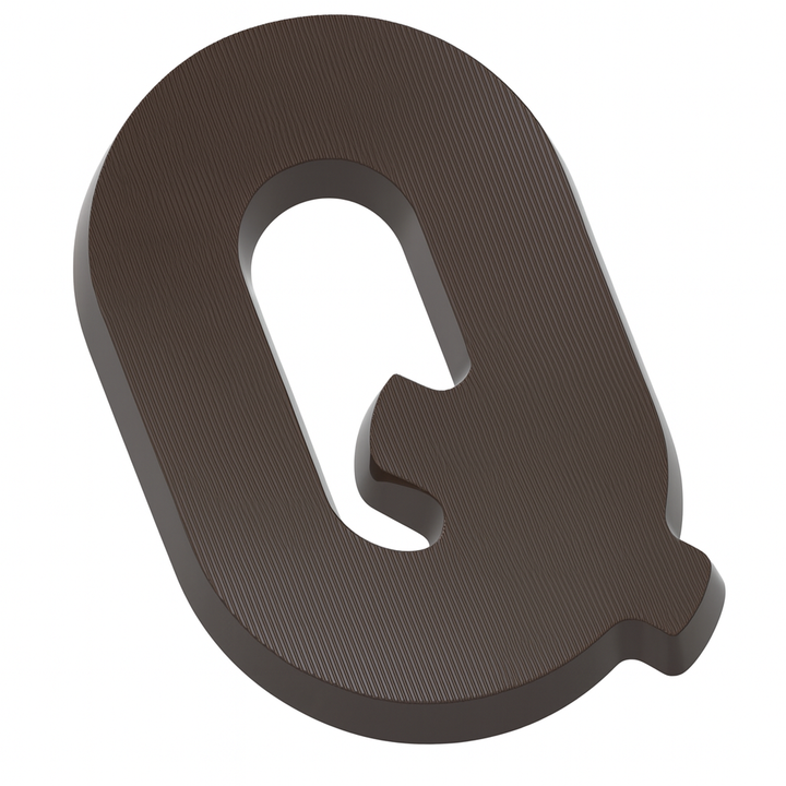 Dark Chocolate Letters