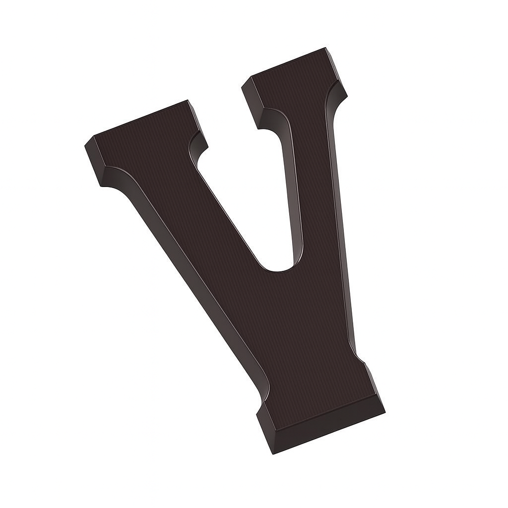 Dark Chocolate Letters