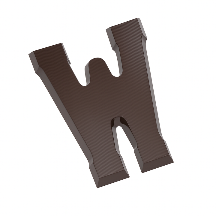 Dark Chocolate Letters