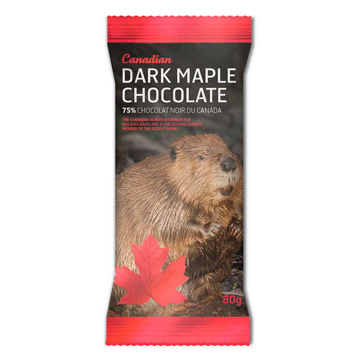 Beaver Dark 75% Chocolate Bar with Maple