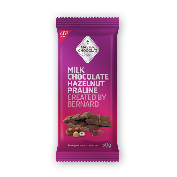 Hazelnut Nut Praline Milk Chocolate Bar