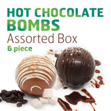 Assorted Hot Chocolate Bomb Box - 6 Pieces