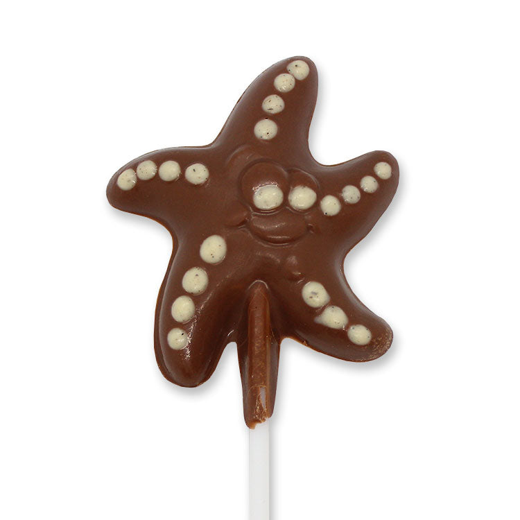 Starfish Chocolate Lollipop