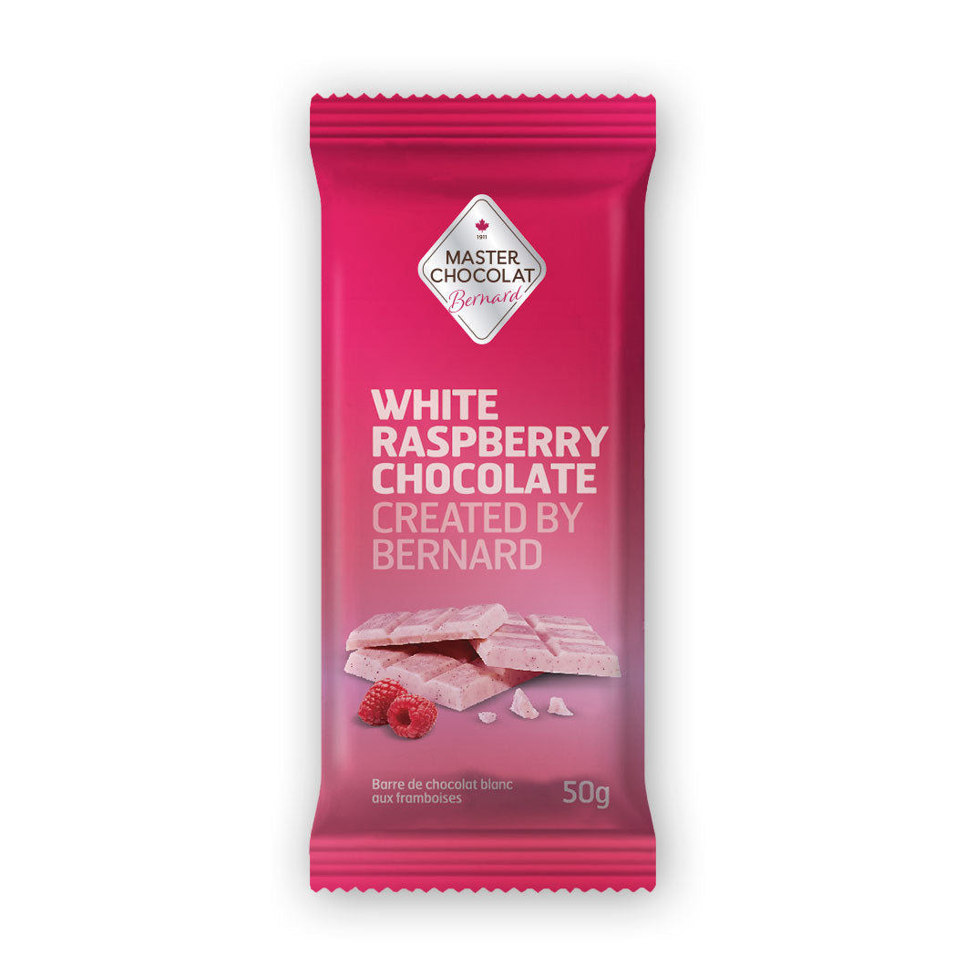 White Raspberry Chocolate Bar - 16/cs – Master Chocolat